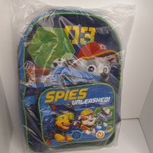 Paw Patrol Spies Unleashed boys bookbag